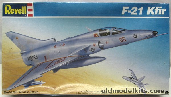 Revell 1/100 F-21 Kfir - IAI Young Lion - US Marines Flown As A Soviet Aggresor Simulator, 4069 plastic model kit